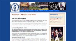 Desktop Screenshot of lancerband.net